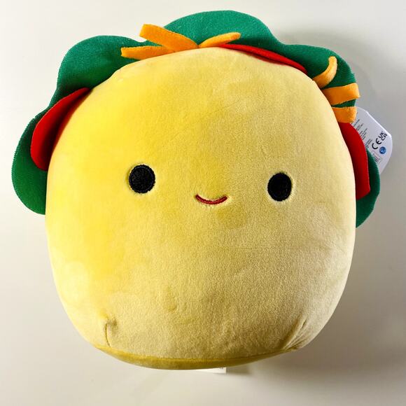 Squishmallow Tex Taco 5" Plush Food Squad Stuffed Animal Soft Kellytoy Kawaii - Picture 4 of 12